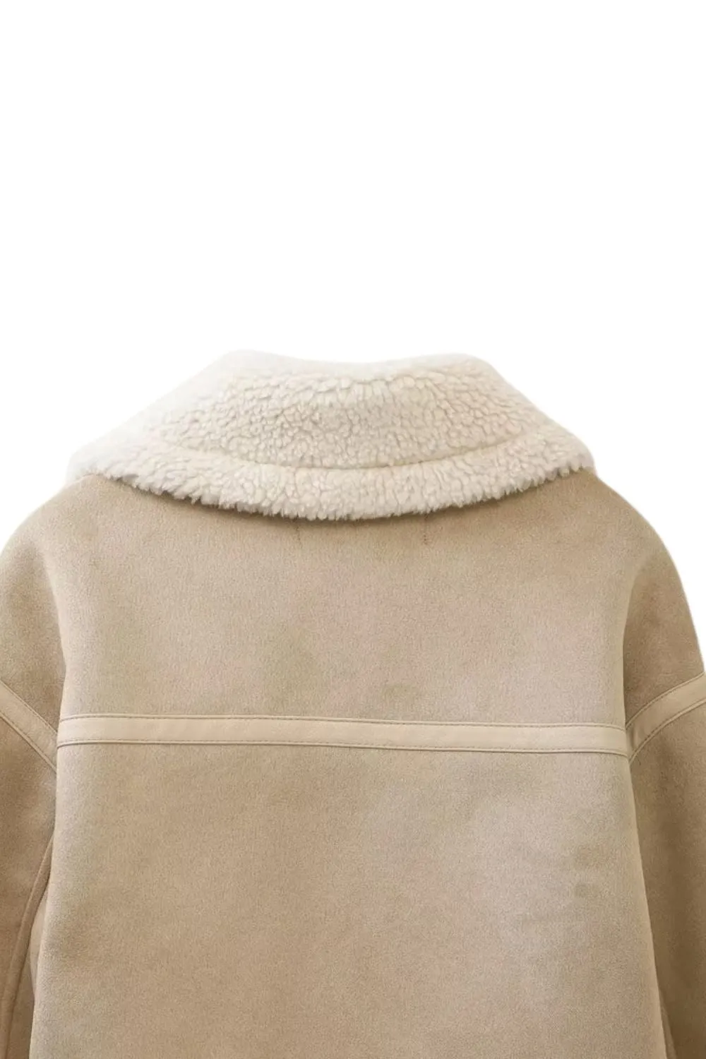 ‘ Vince’ Faux Shearling Bomber Jacket