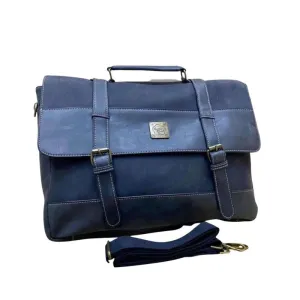 15 Inch Classic Cross Body Double Buckle Laptop Bag Cr827