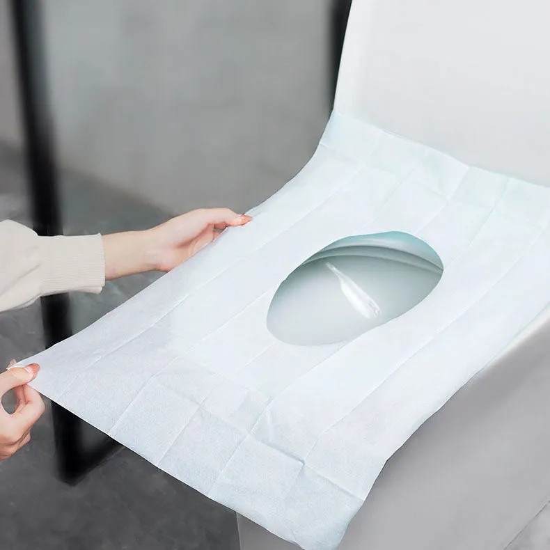 50 Pieces Travel Disposable Toilet Seat Cover