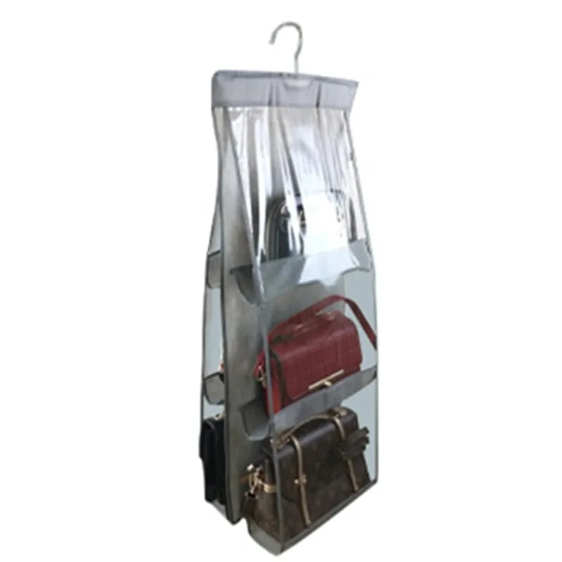 6 Pocket Hanging Handbag Organizer