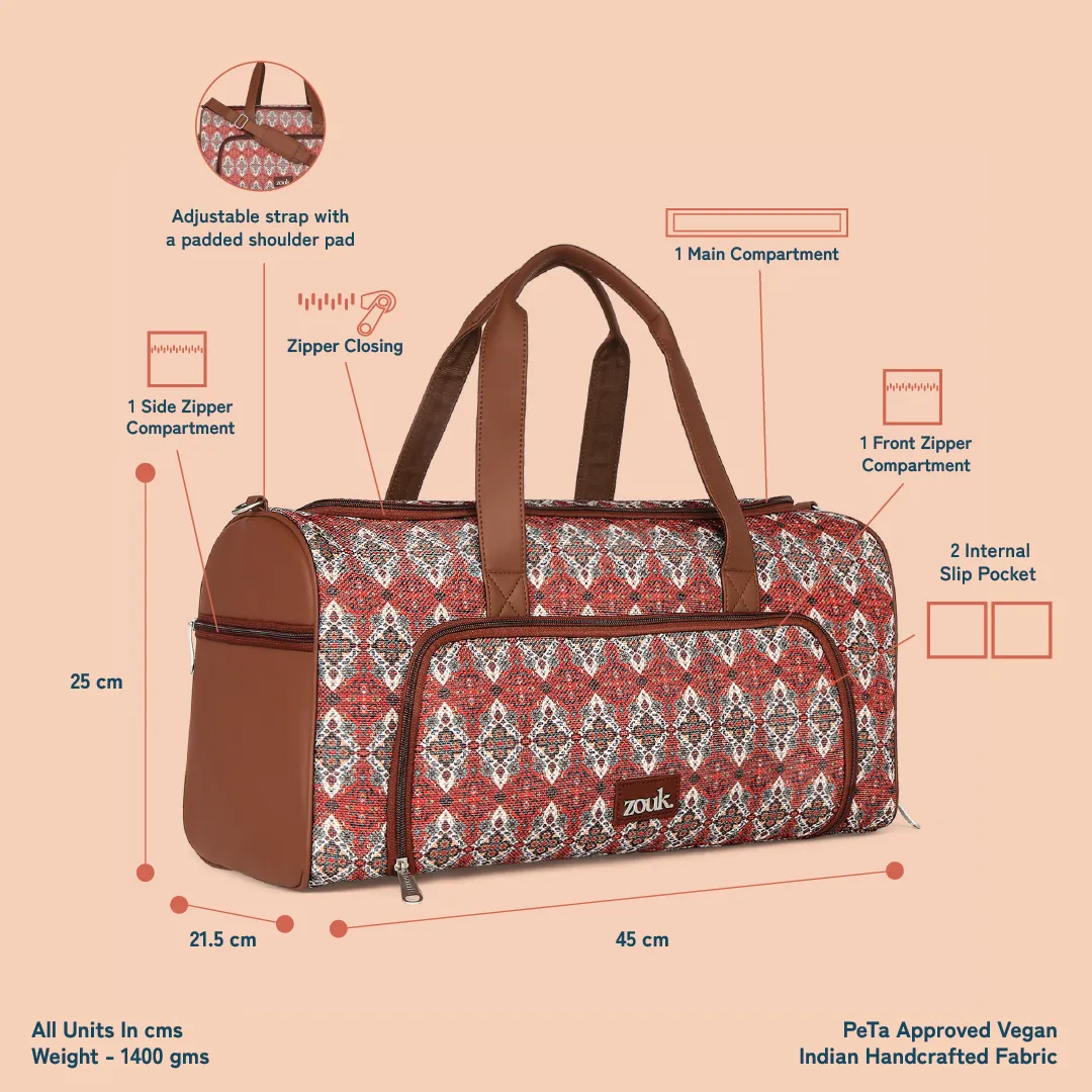 Agra Durrie Weekender Duffel Bag