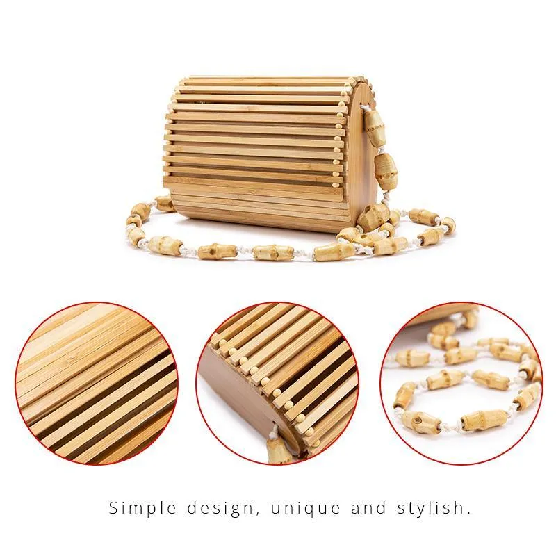 Bamboo Flap Shoulder Bag