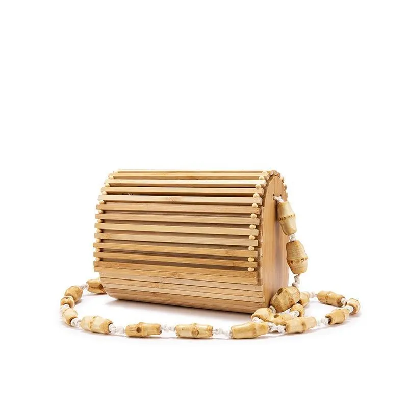 Bamboo Flap Shoulder Bag