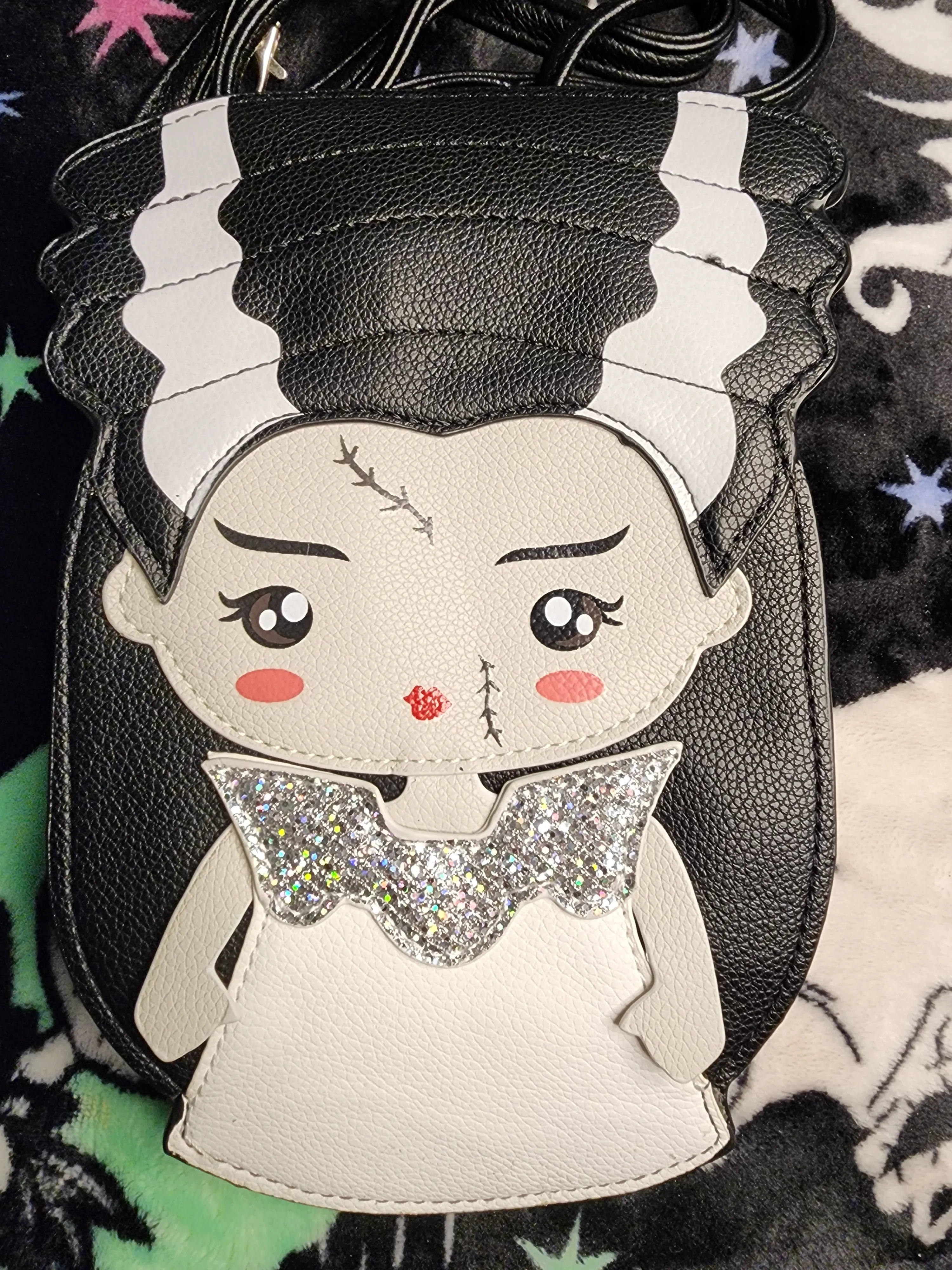 Bride of Frankenstein Crossbody Bag