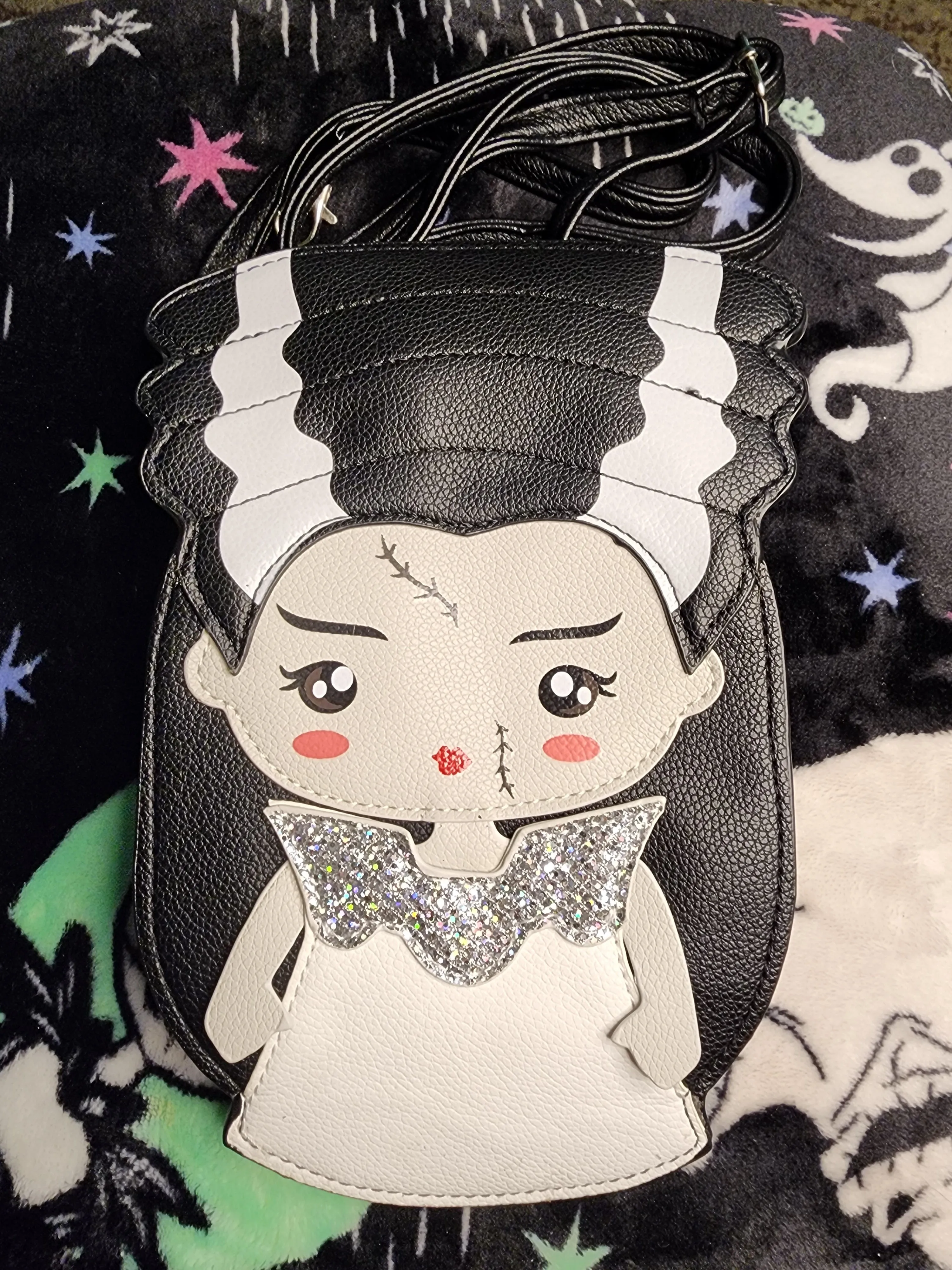 Bride of Frankenstein Crossbody Bag