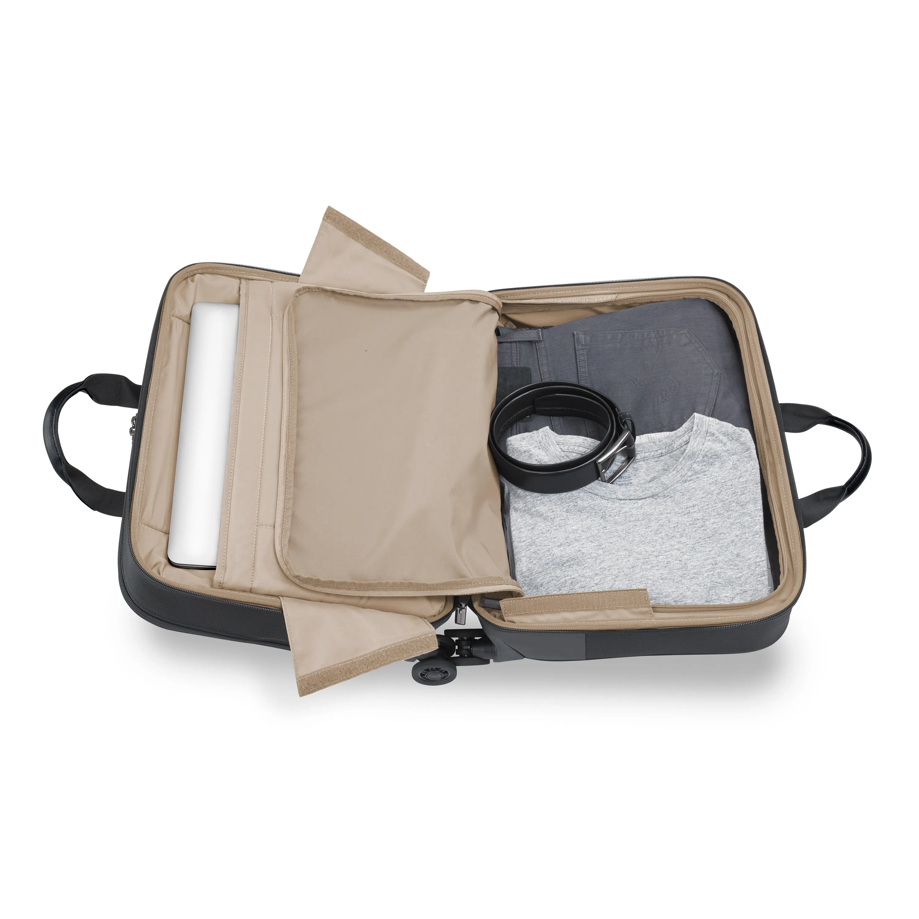 Briggs & Riley @WORK Collection Softside Large Spinner Zippered Briefcase- KR430SP