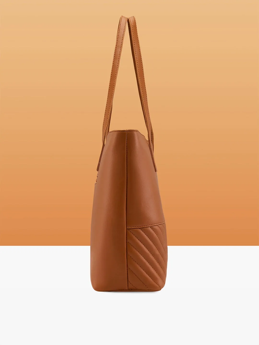 Caprese Serene Tote Medium Tan