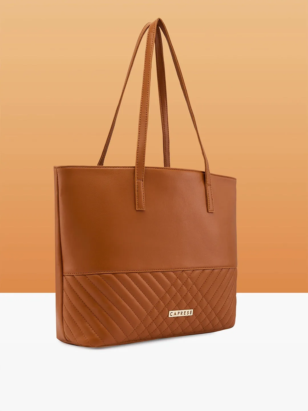 Caprese Serene Tote Medium Tan