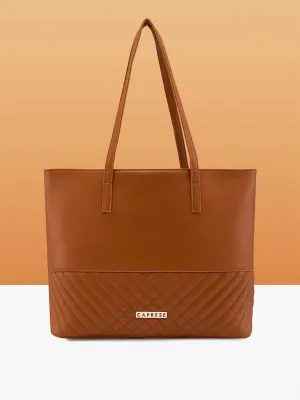 Caprese Serene Tote Medium Tan