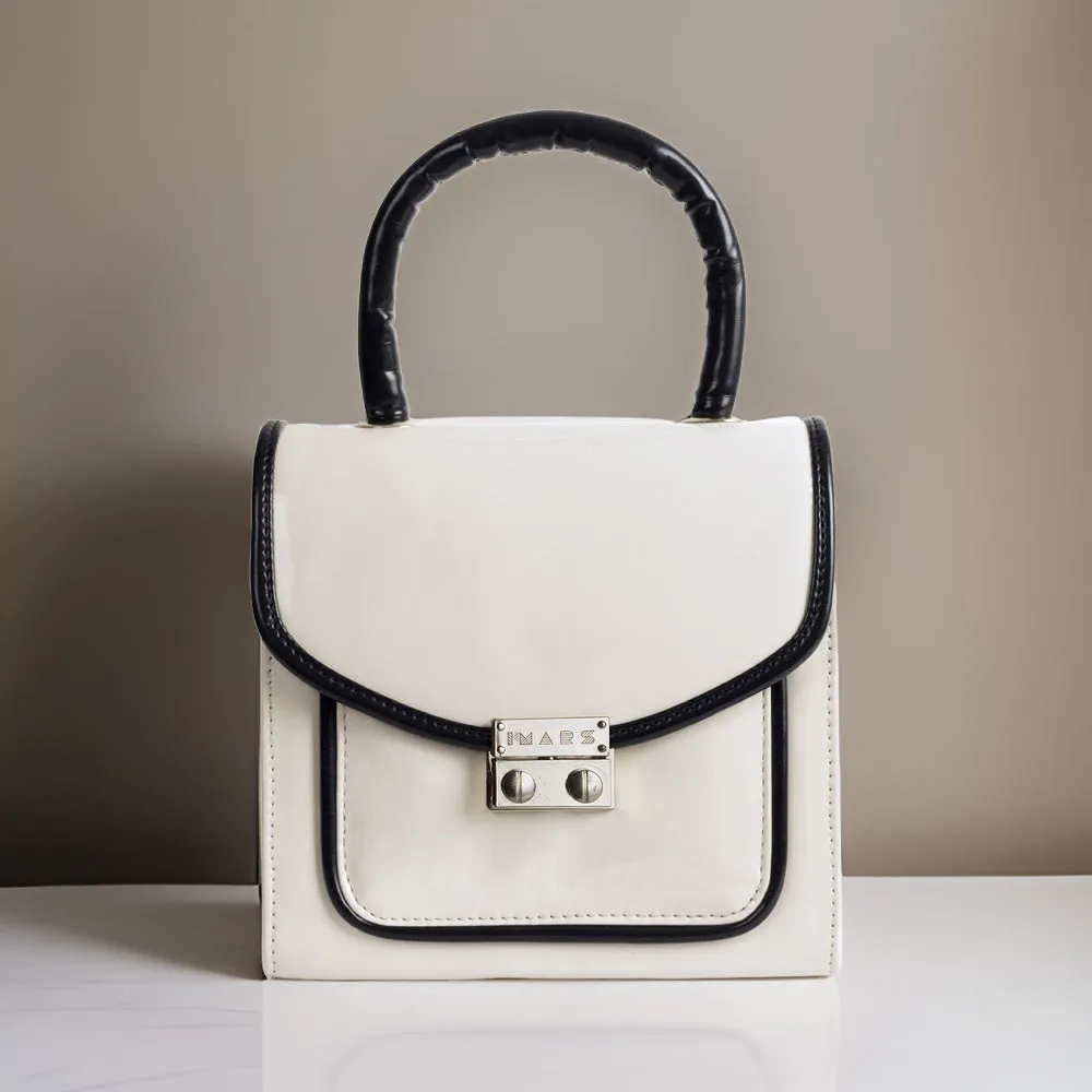 Classic Ivory Blue Handbag Perfect For Women & Girls