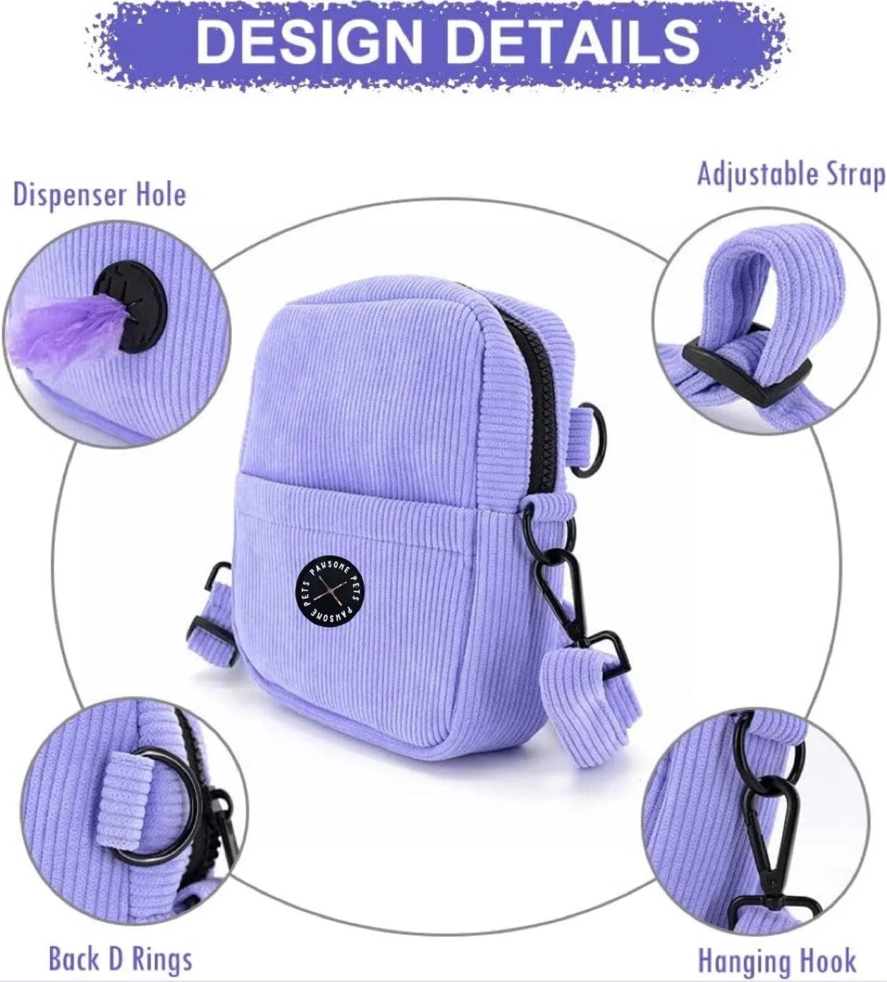 Crossbody Treat Bag - Blue