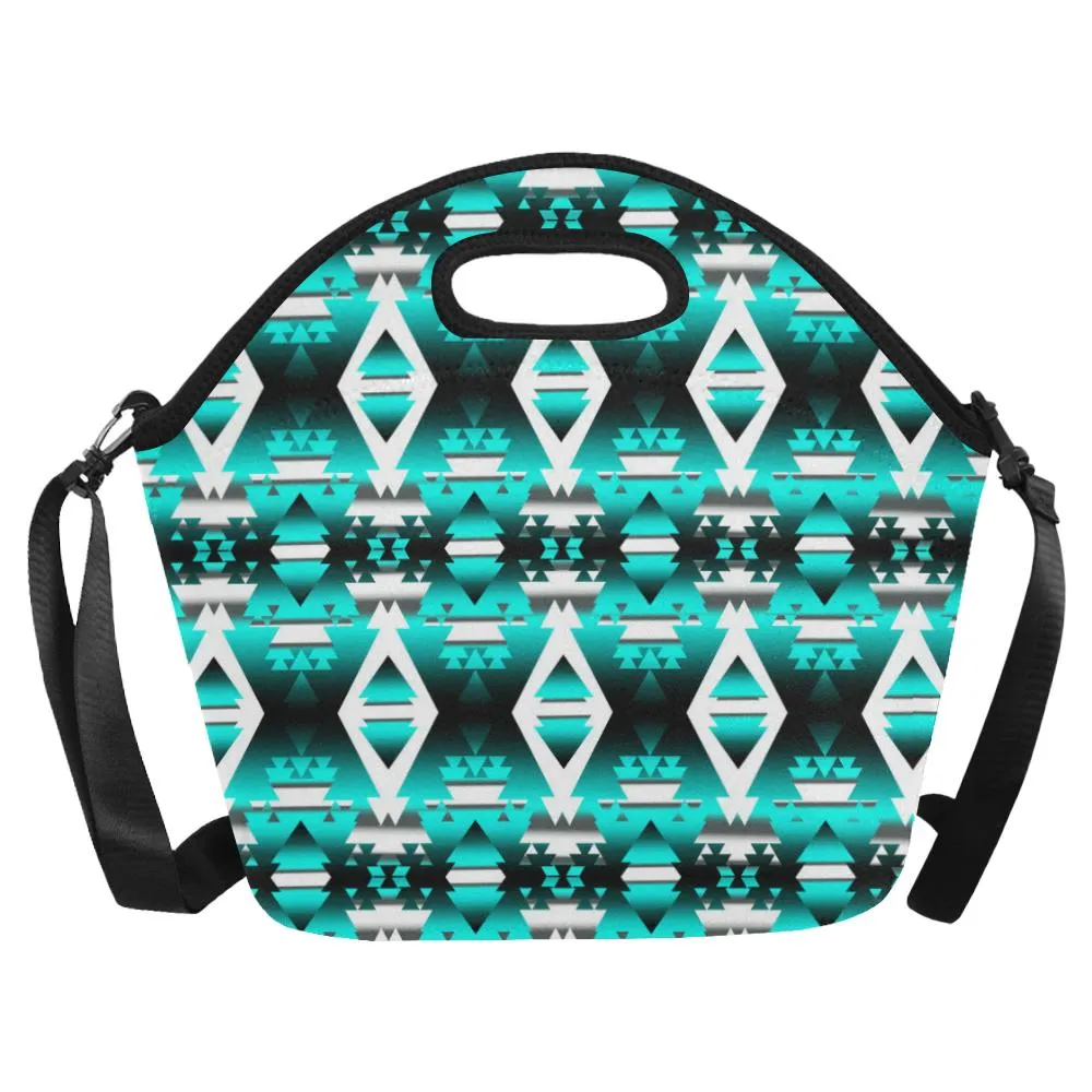 Deep Lake Winter Camp Large Insulated Neoprene Lunch Bag