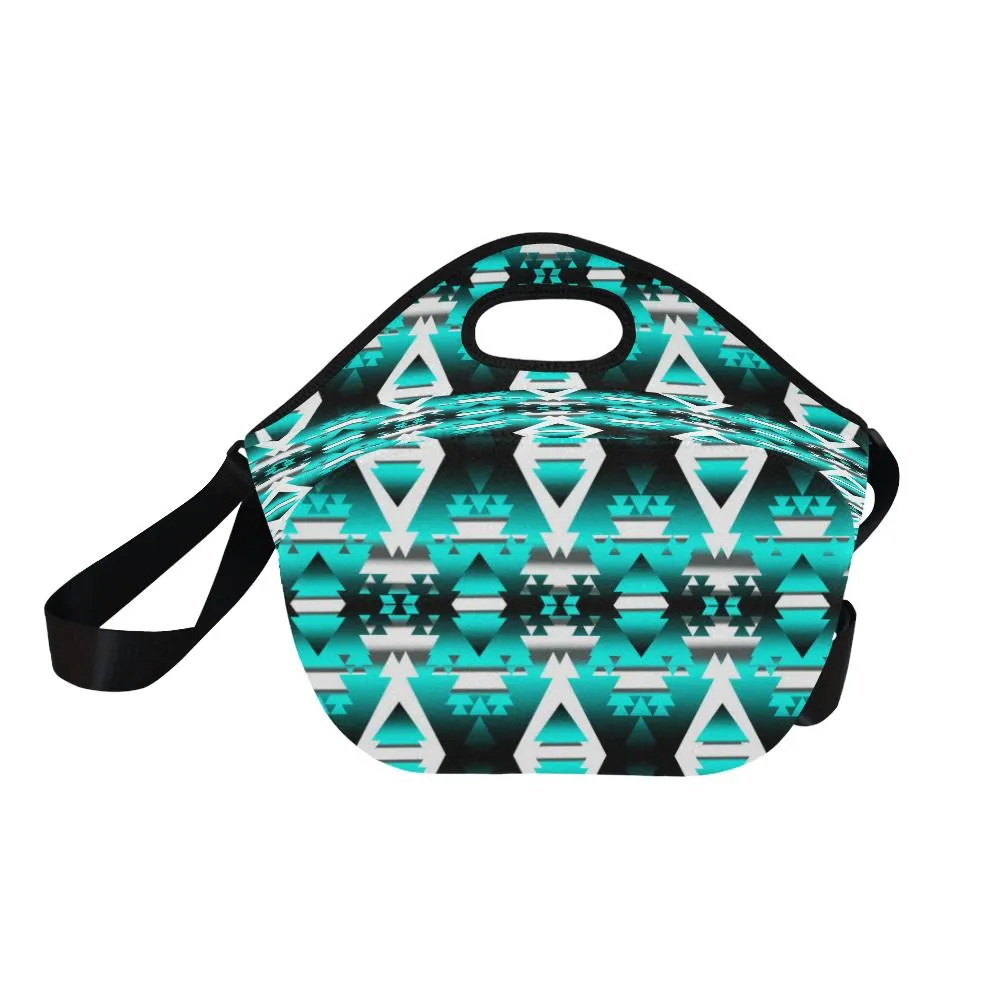 Deep Lake Winter Camp Large Insulated Neoprene Lunch Bag