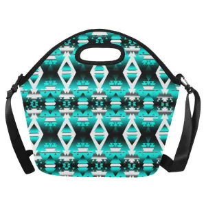 Deep Lake Winter Camp Large Insulated Neoprene Lunch Bag