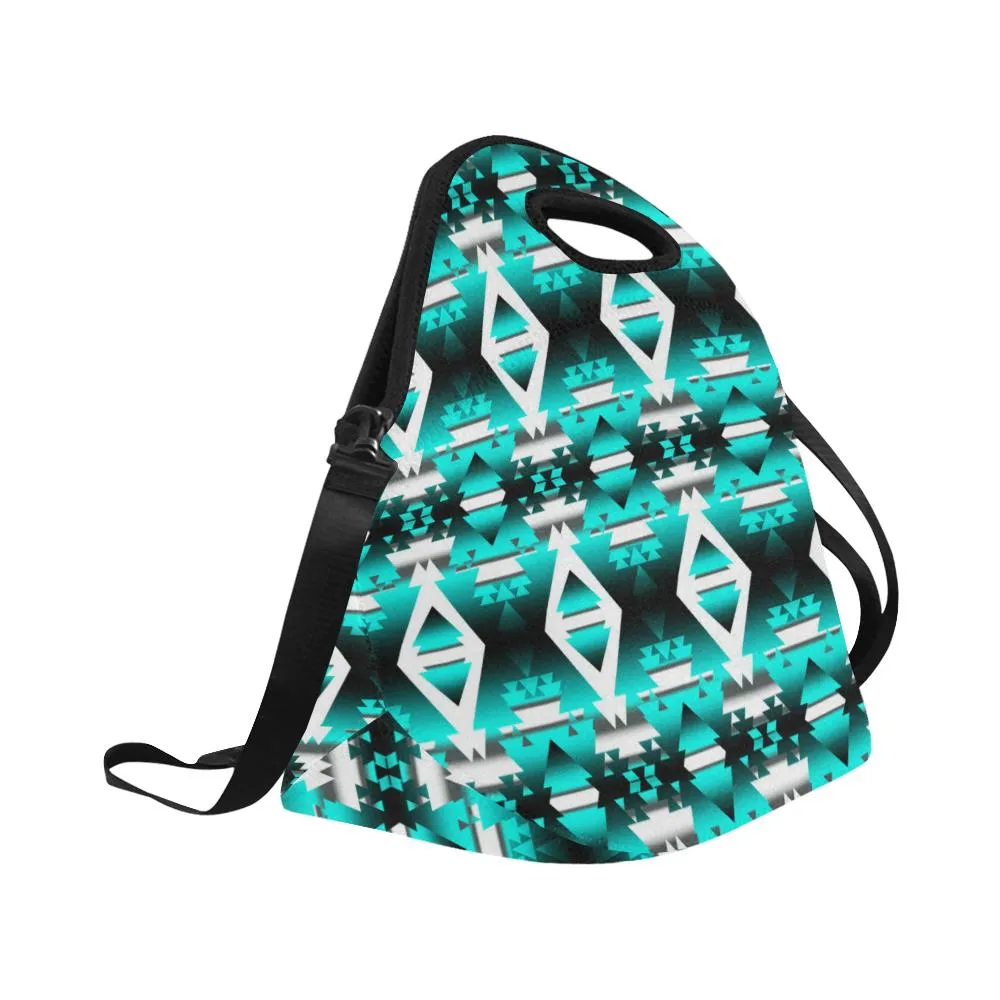 Deep Lake Winter Camp Large Insulated Neoprene Lunch Bag