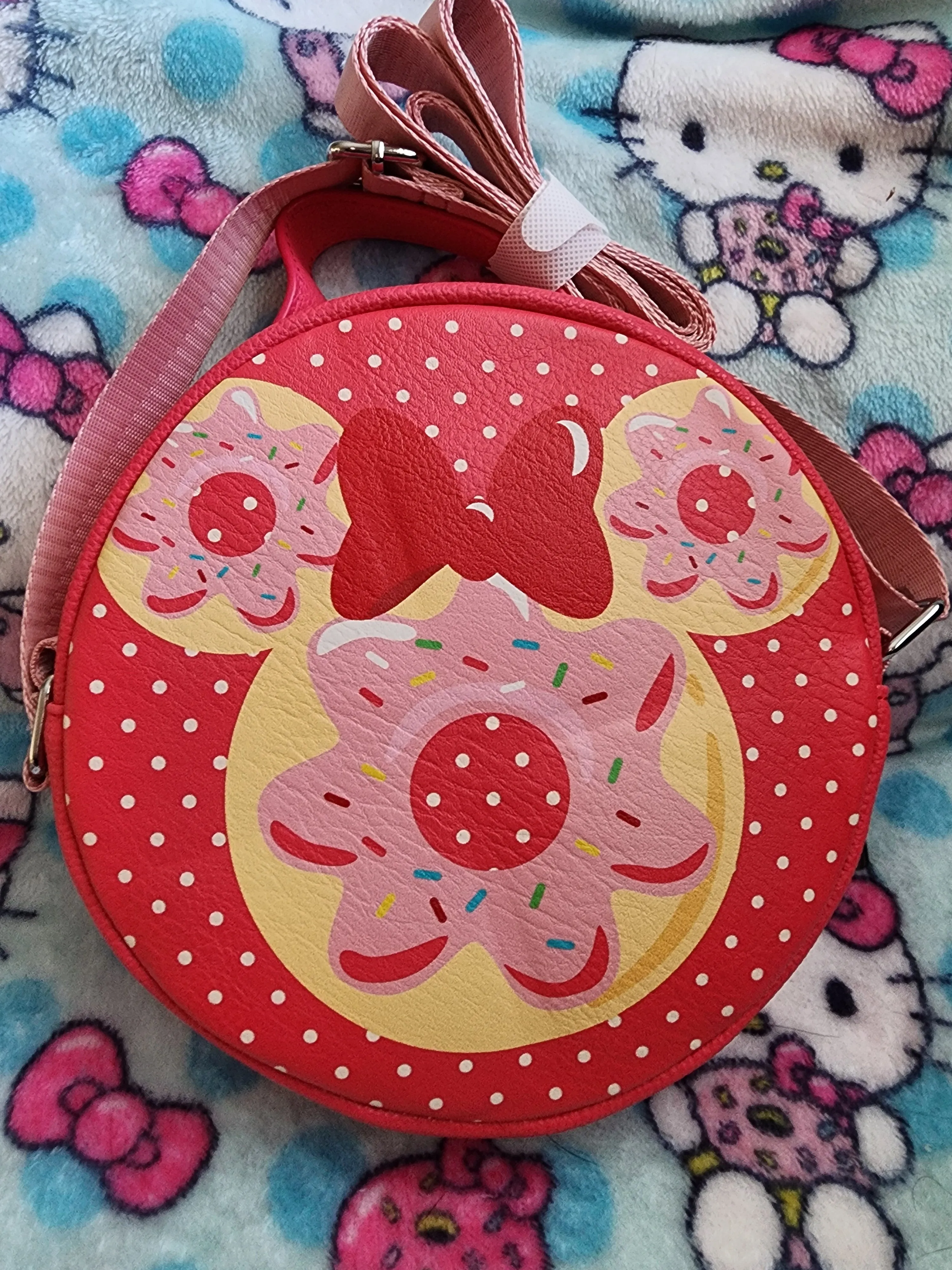 Disney Minnie Mouse Donut Crossbody Bag