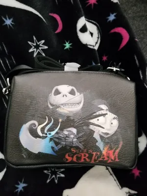 Disney Nightmare Before Christmas Jack and Sally Crossbody Bag