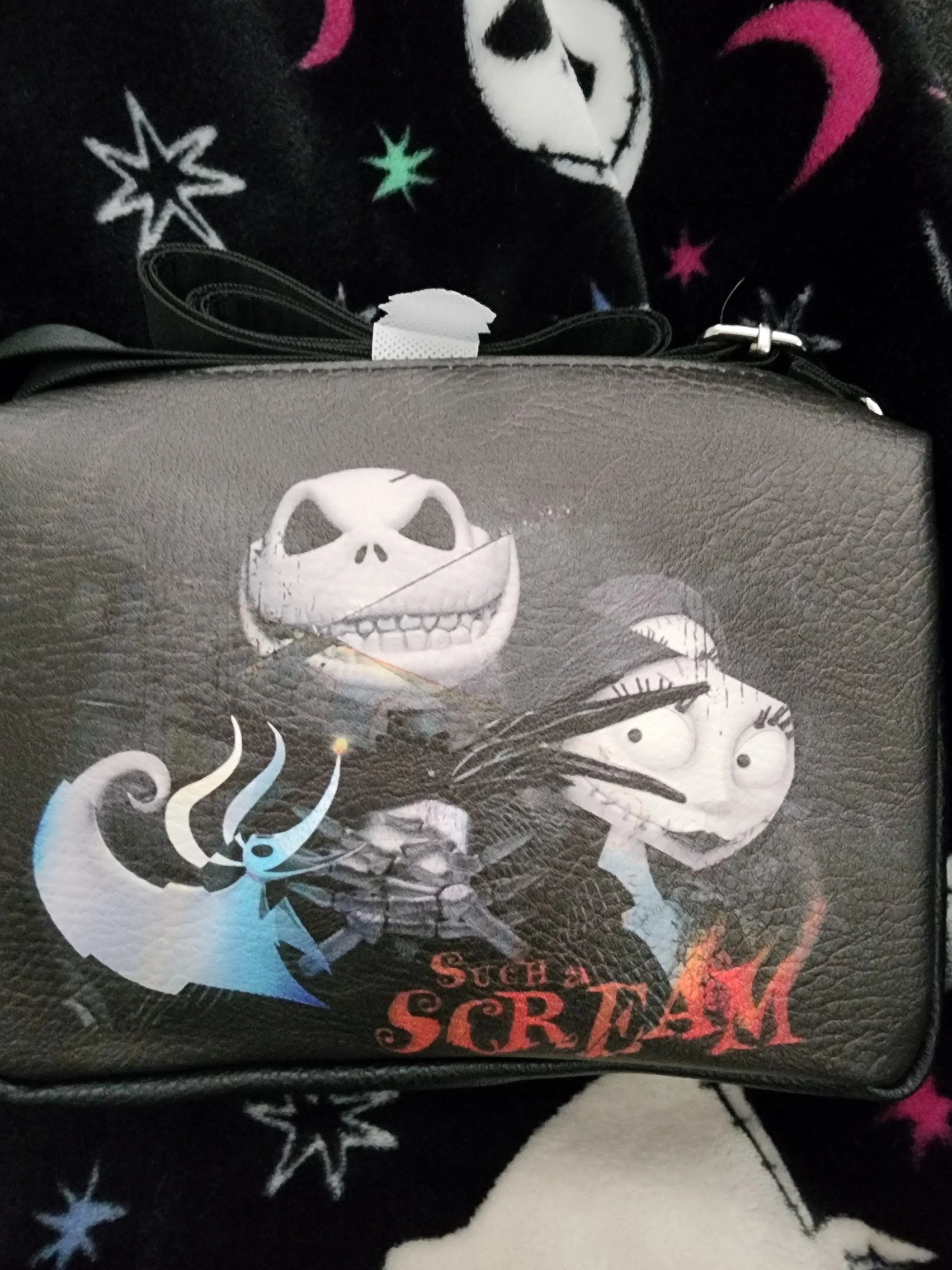 Disney Nightmare Before Christmas Jack and Sally Crossbody Bag