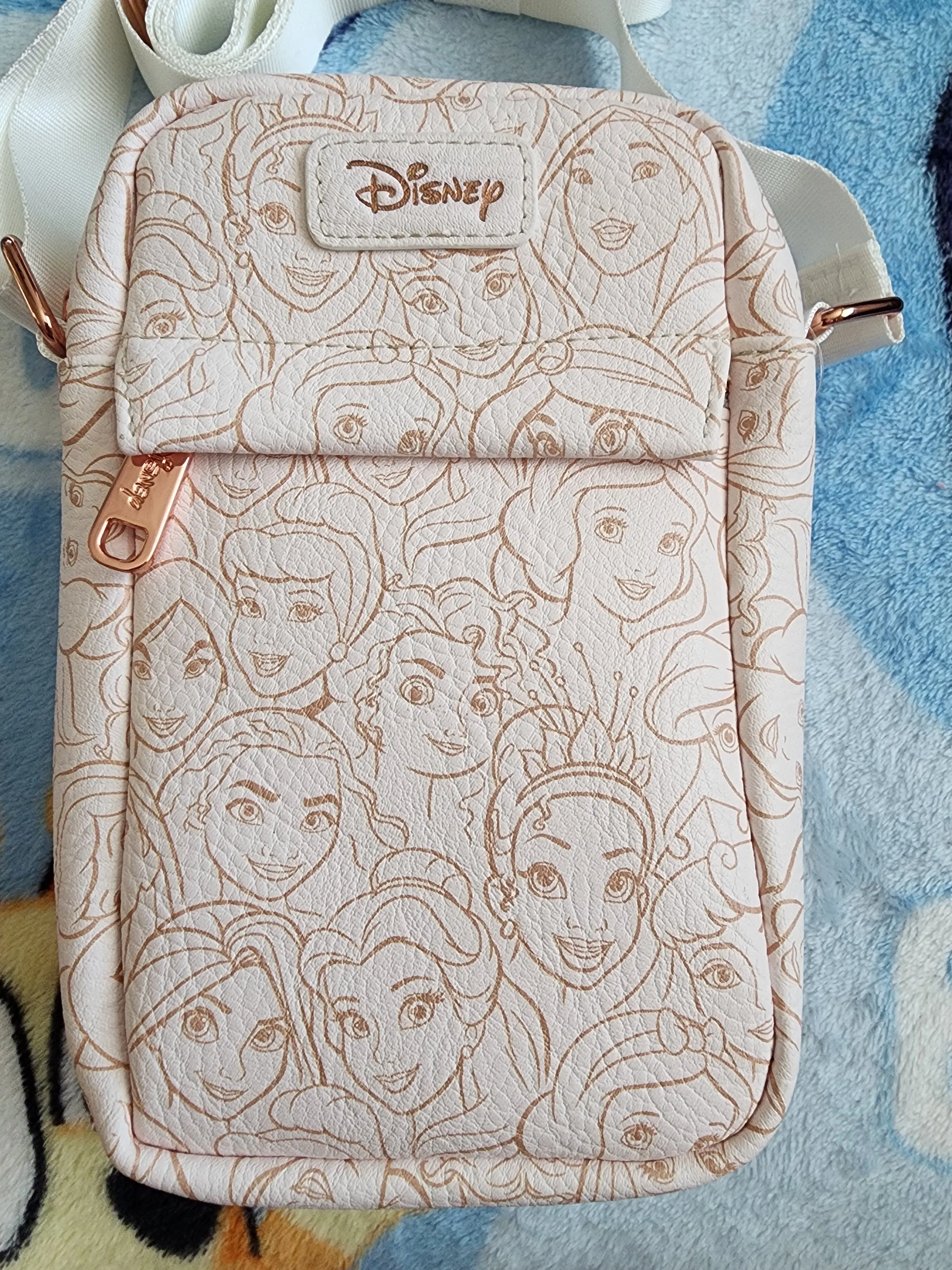 Disney Princess Rose Gold Crossbody Bag