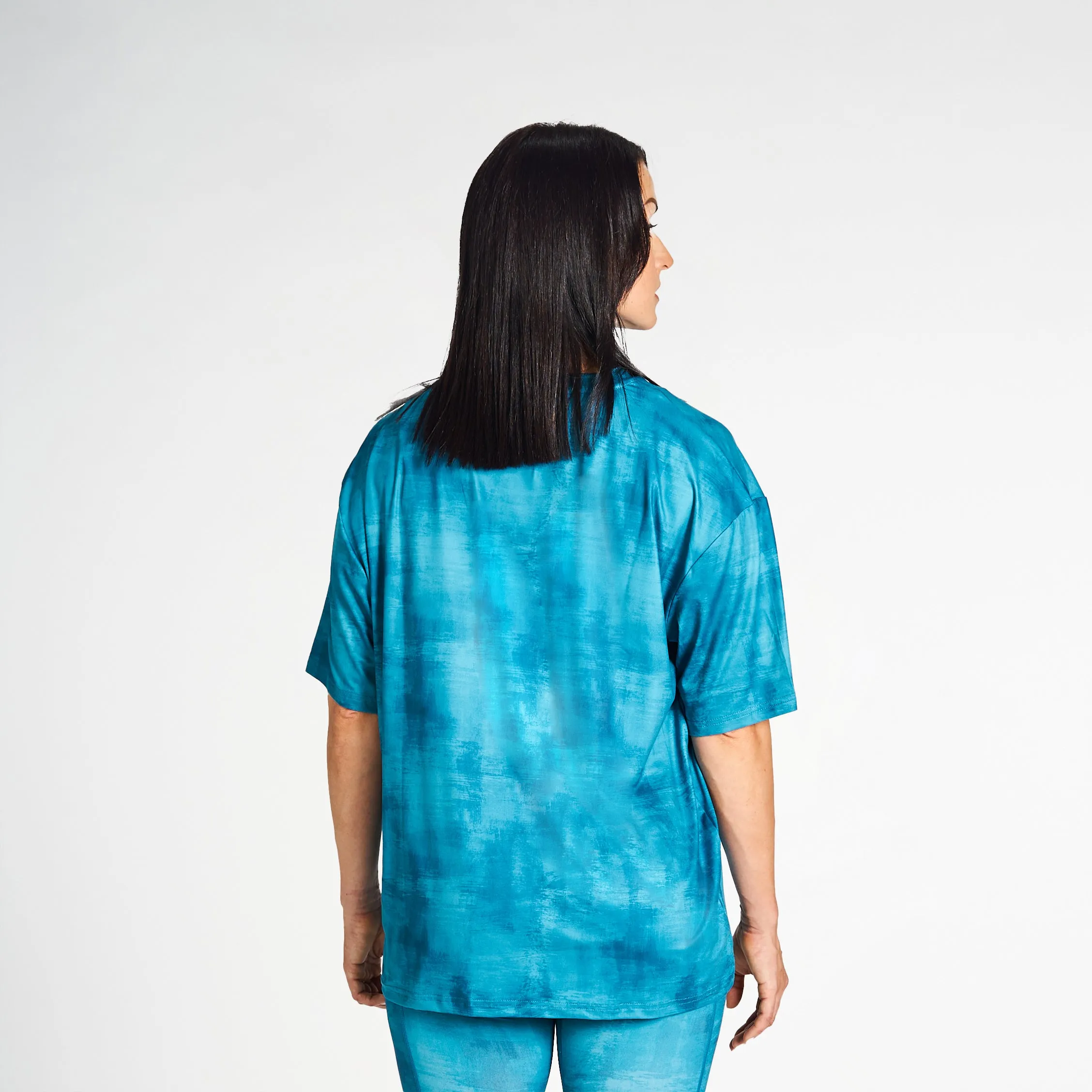 Drop Shoulder Tee - Teal