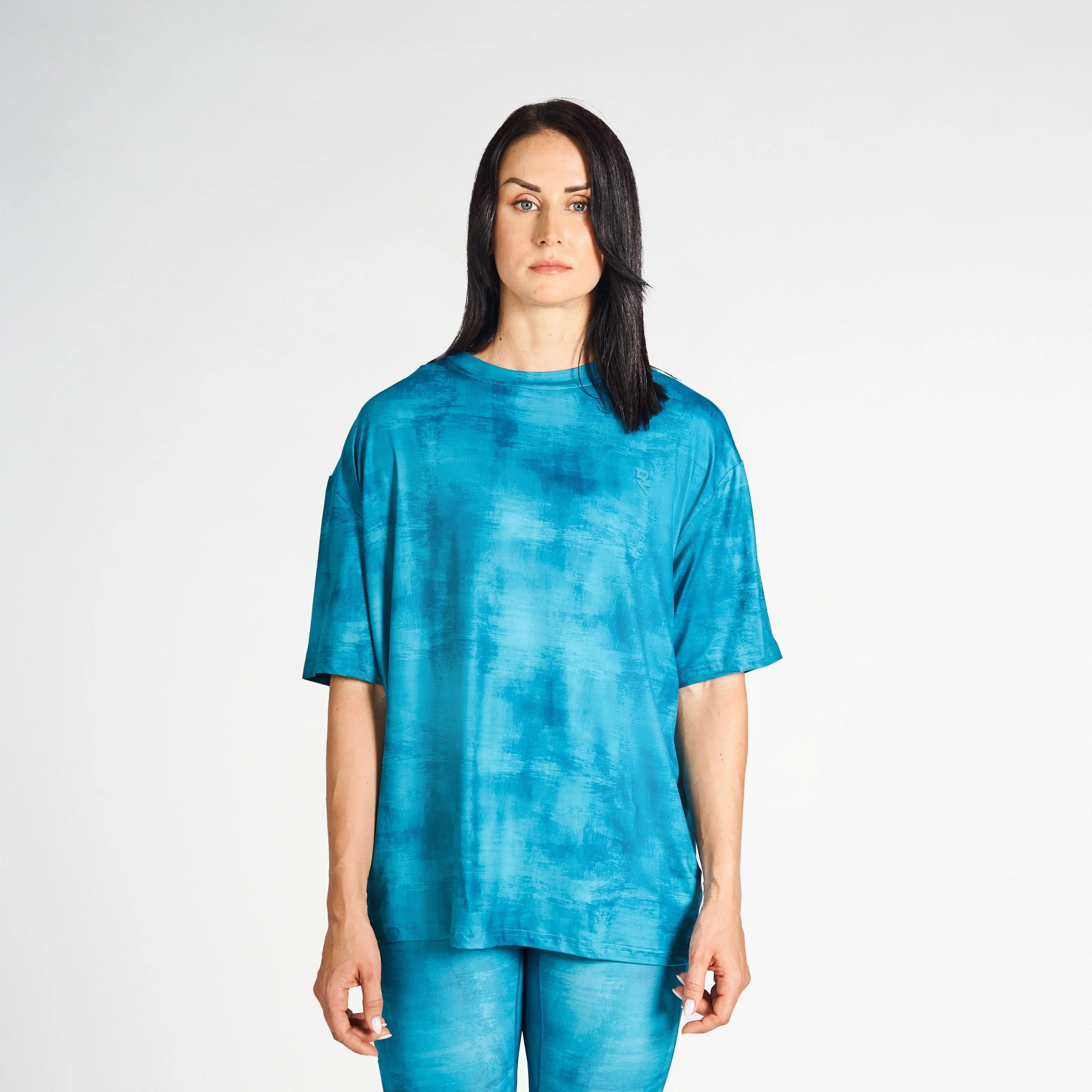 Drop Shoulder Tee - Teal