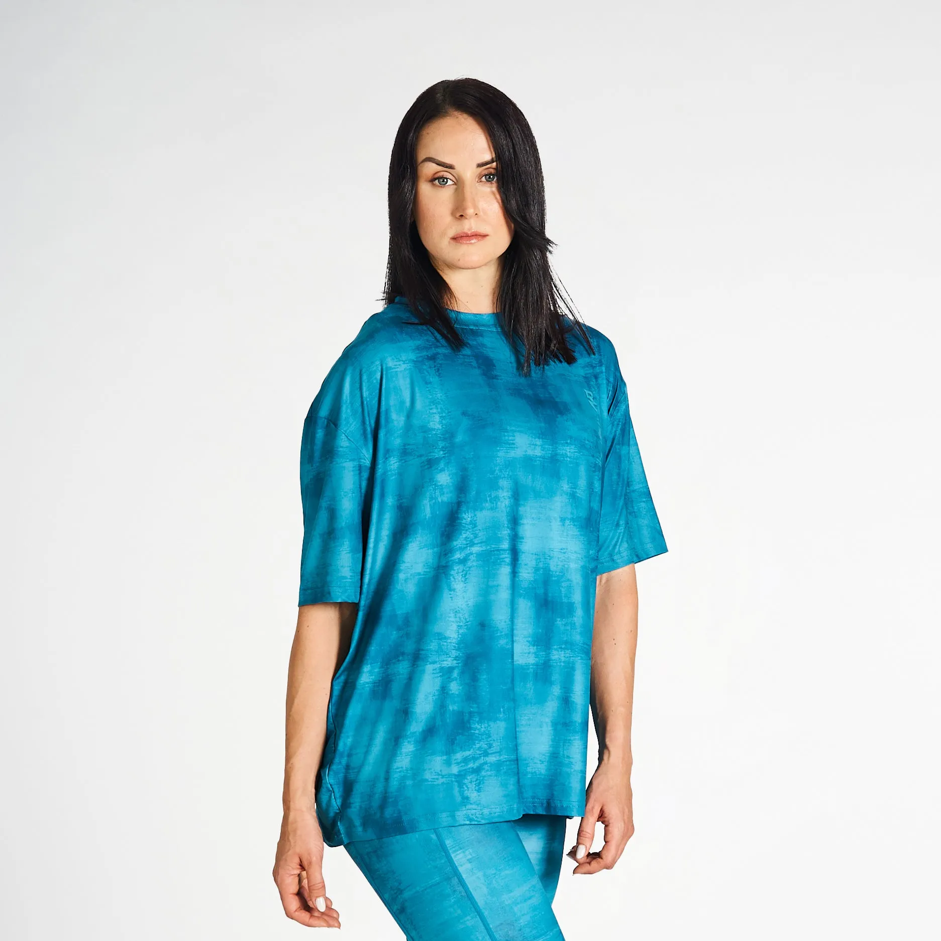 Drop Shoulder Tee - Teal