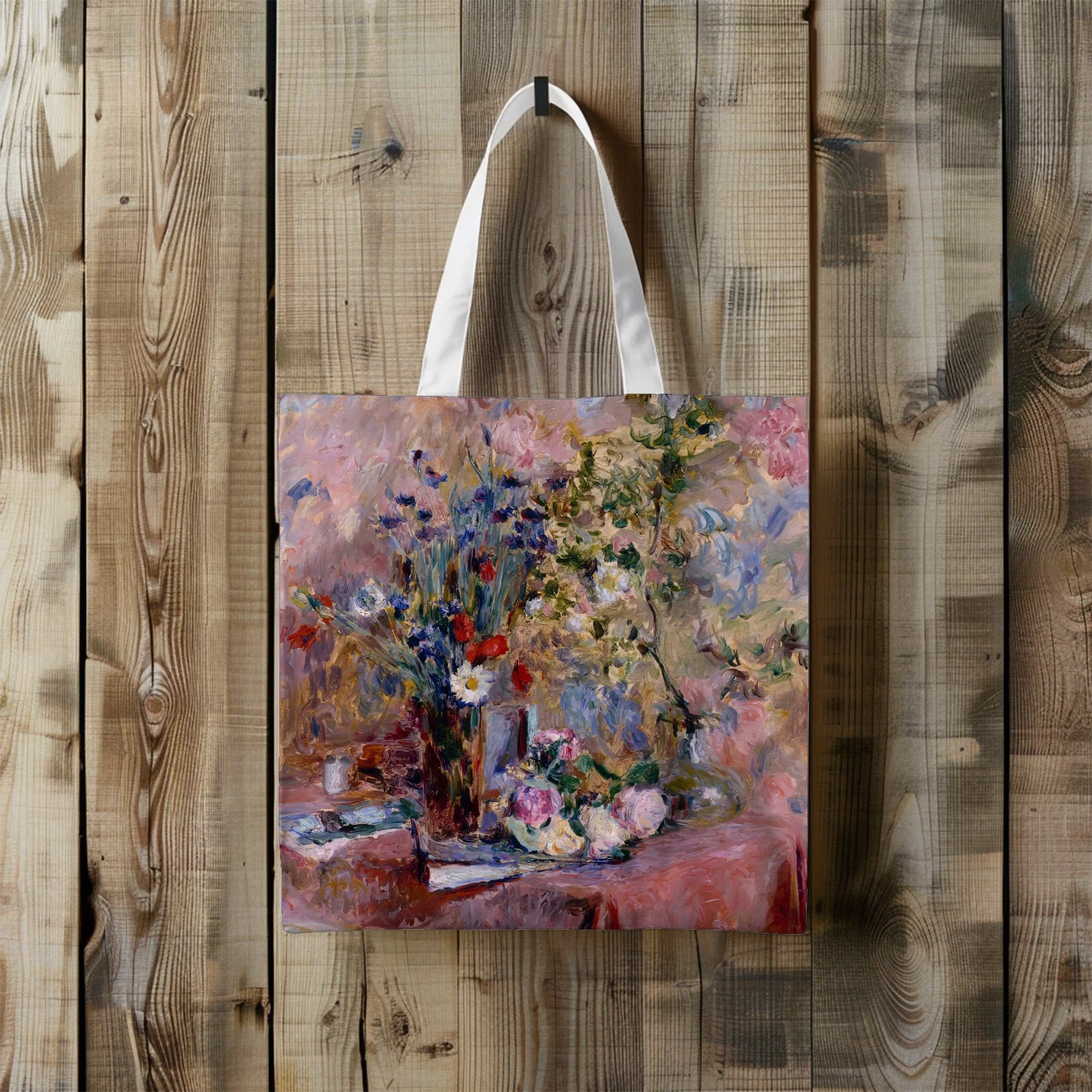 Edouard Vuillard Floral Canvas Tote Bag