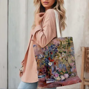 Edouard Vuillard Floral Canvas Tote Bag