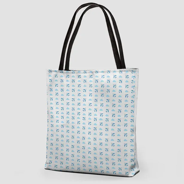 Emoji Cloud Plane - Tote Bag