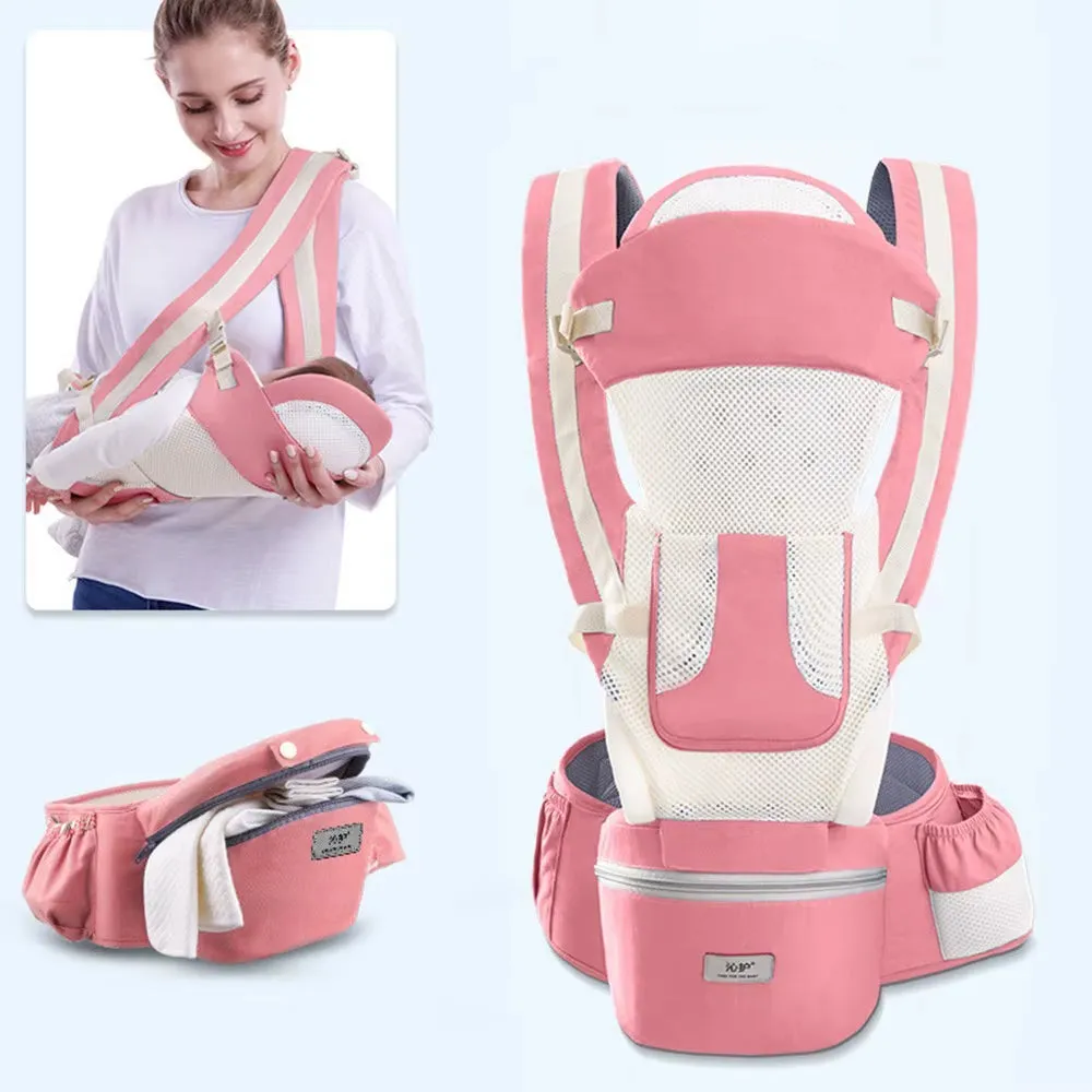 Ergonomic Baby Carrier Backpack Infant Baby Hipseat Carrier Front Facing Ergonomic Kangaroo Baby Wrap Sling Travel Backpack