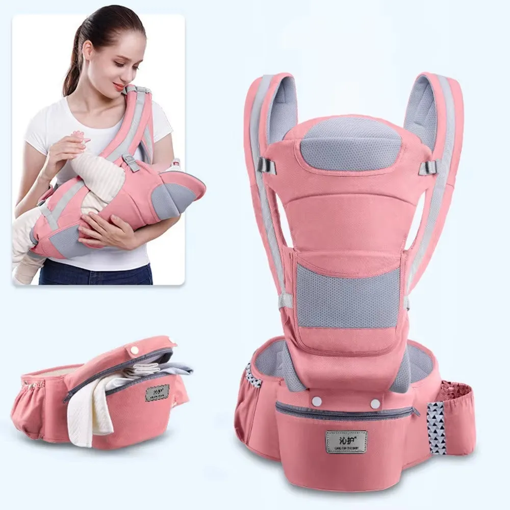 Ergonomic Baby Carrier Backpack Infant Baby Hipseat Carrier Front Facing Ergonomic Kangaroo Baby Wrap Sling Travel Backpack