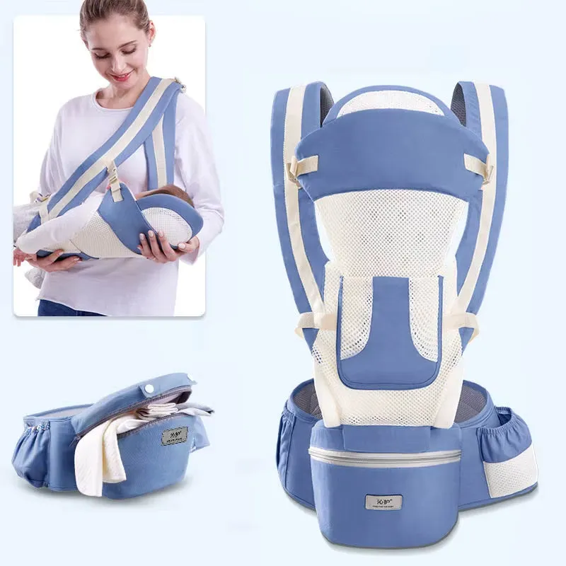 Ergonomic Baby Carrier Backpack Infant Baby Hipseat Carrier Front Facing Ergonomic Kangaroo Baby Wrap Sling Travel Backpack