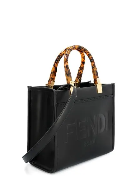 FENDI Mini Sunshine Top-Handle Handbag