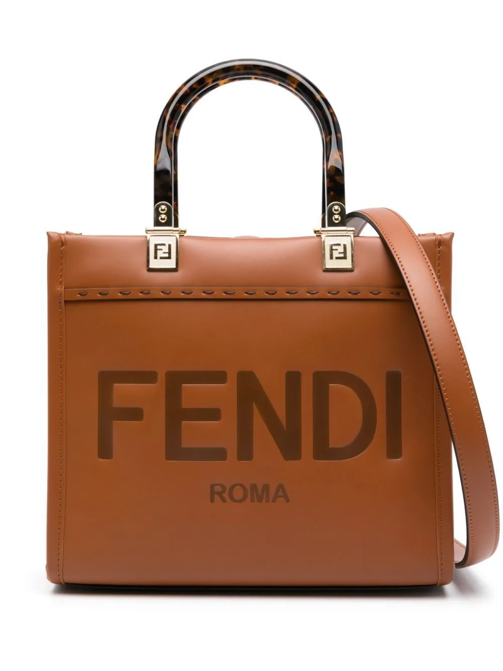 FENDI Mini Sunshine Top-Handle Handbag