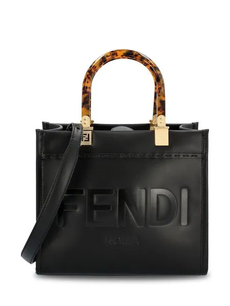 FENDI Mini Sunshine Top-Handle Handbag