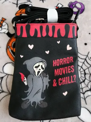 Ghost Face Horror Movie Crossbody Bag