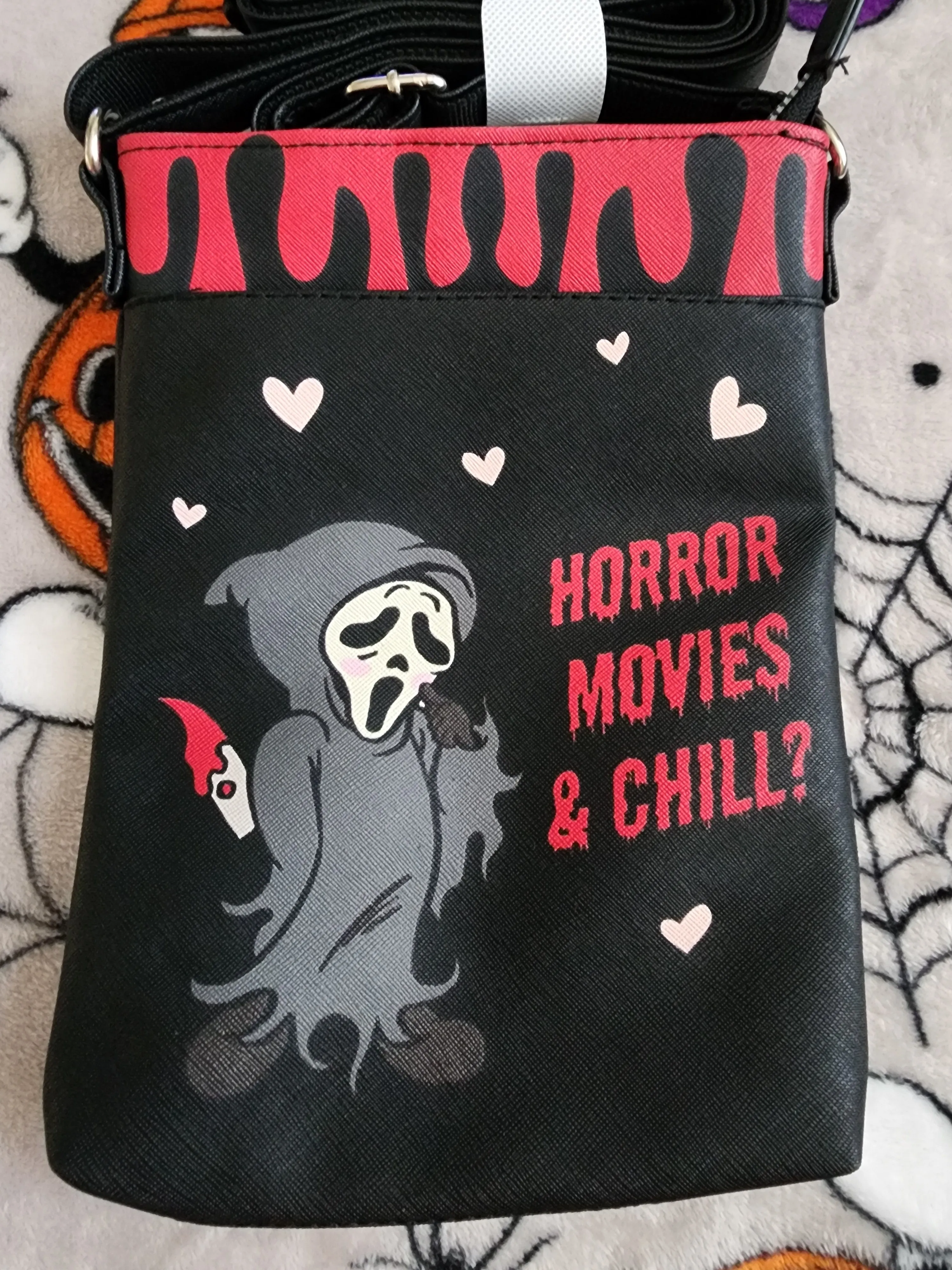 Ghost Face Horror Movie Crossbody Bag