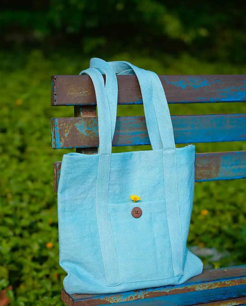 Go Sea Green In Style Tote Bag | 15 x 13 inches