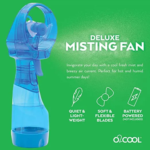 Handheld Battery Powered Water Misting Fan