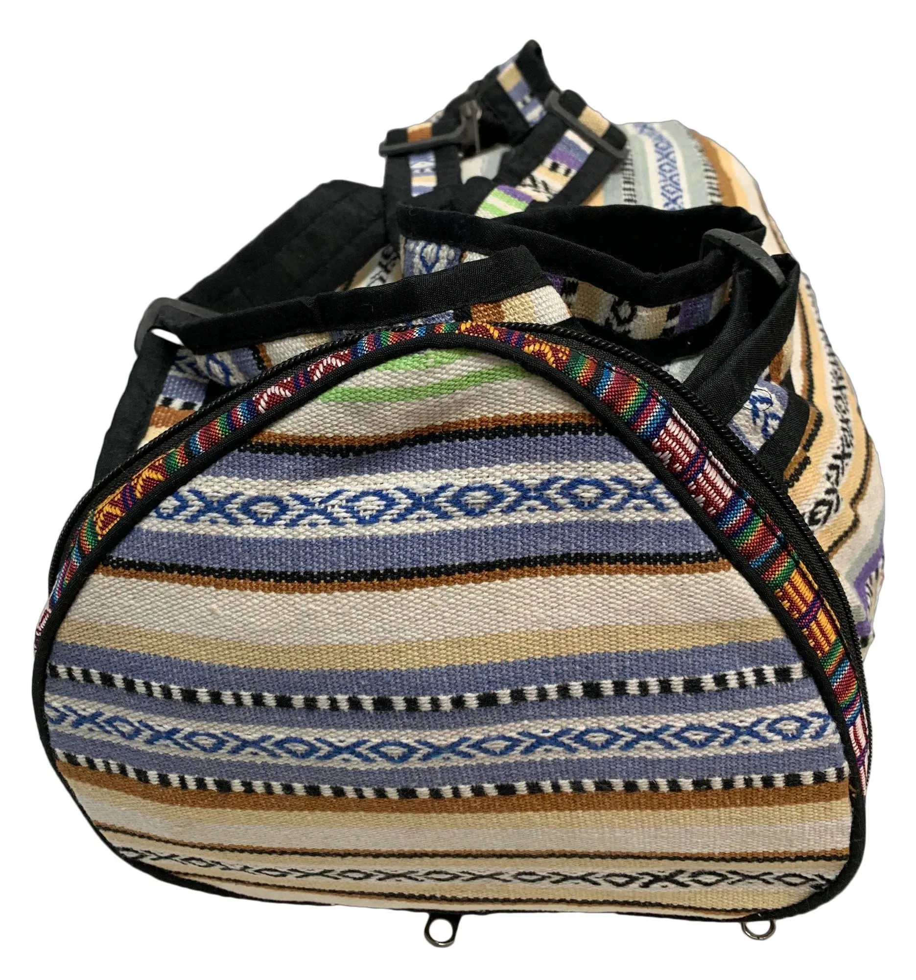 Handmade Ethnic Durable Collapsable Compact Hemp Cotton Multipurpose Backpack boho Bag Purse