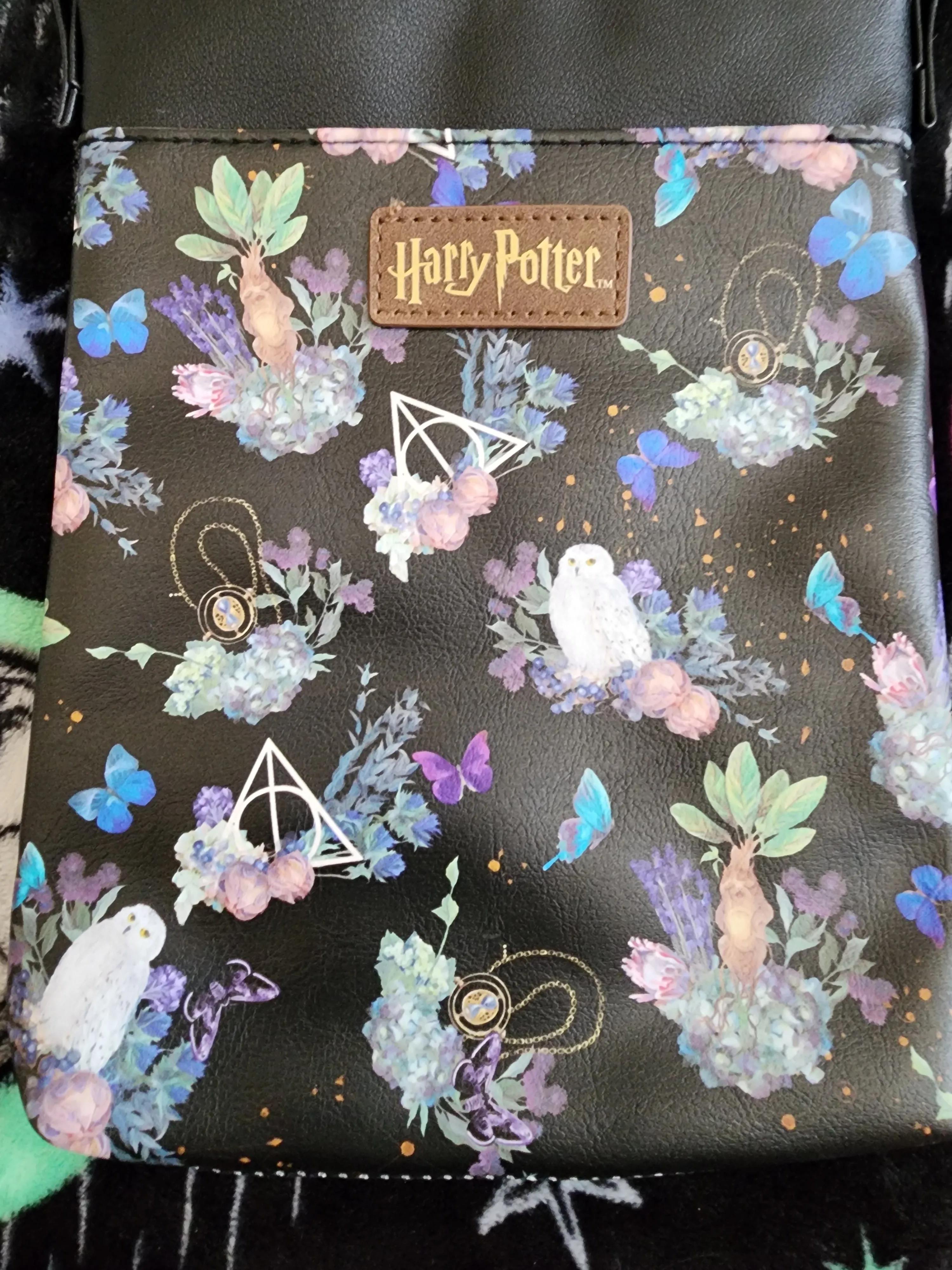 Harry Potter Floral Crossbody Bag