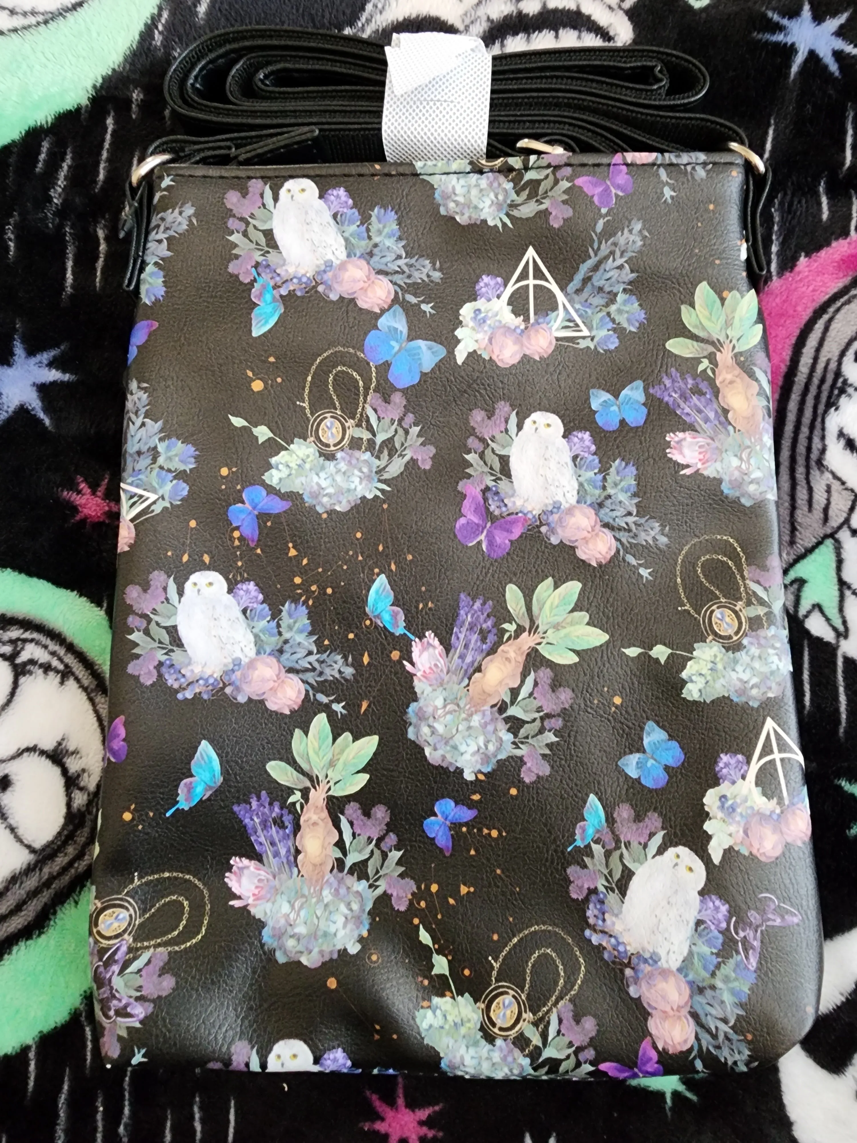 Harry Potter Floral Crossbody Bag