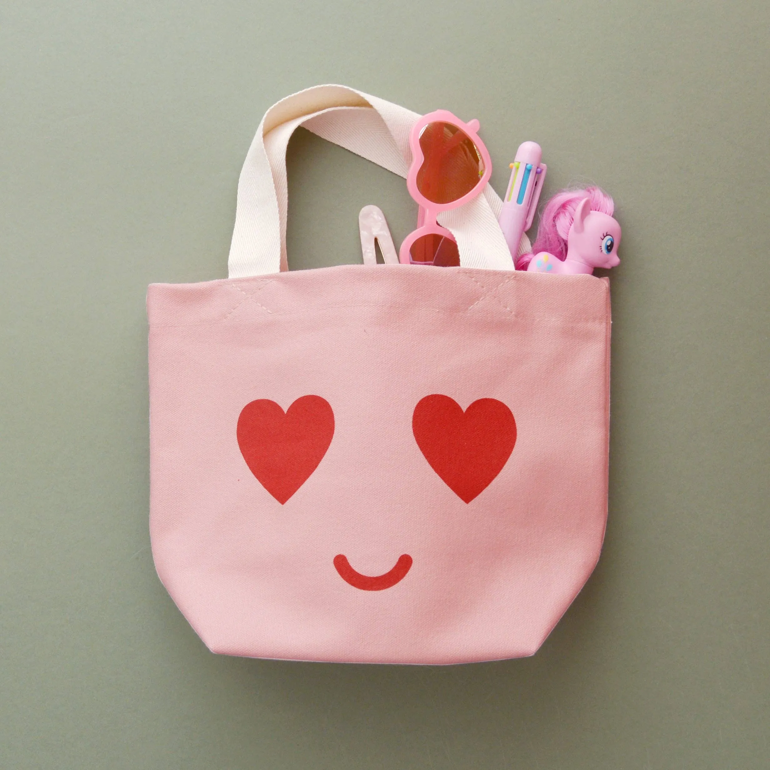 Heart Eyes - Little Pink Bag