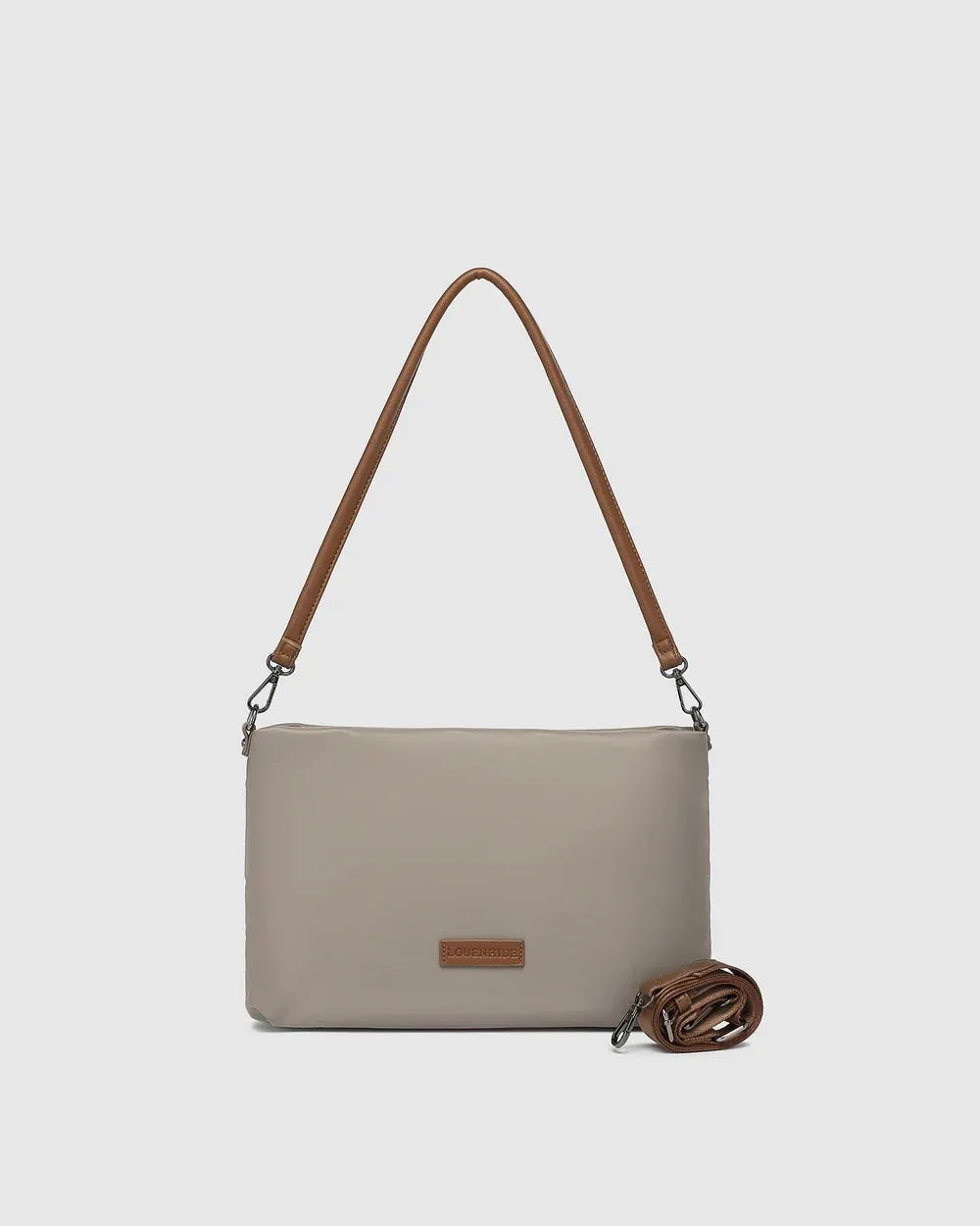 JORDAN NYLON CROSSBODY BAG COFFEE