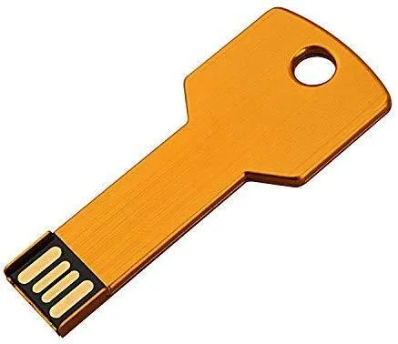 JUANWE USB Flash Drives 5 Pack 16GB USB 2.0 Metal Thumb Drives Jump Drive Memory Stick Key Shape for Students,Office,Company