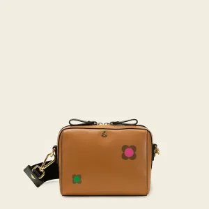 Juno Crossbody - Scattered Flower Tan