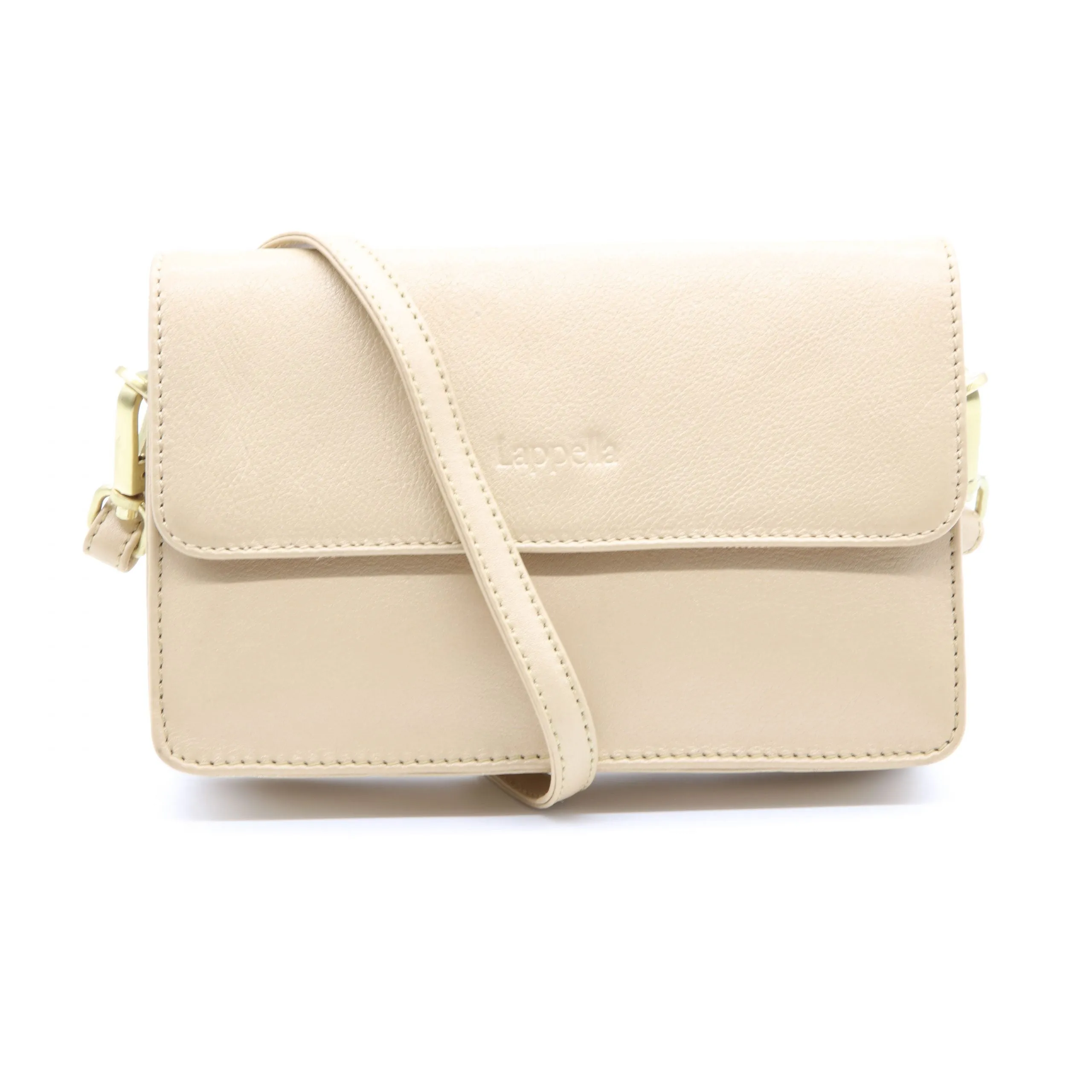 Lappella Sofia Leather Crossbody Flap Over Bag