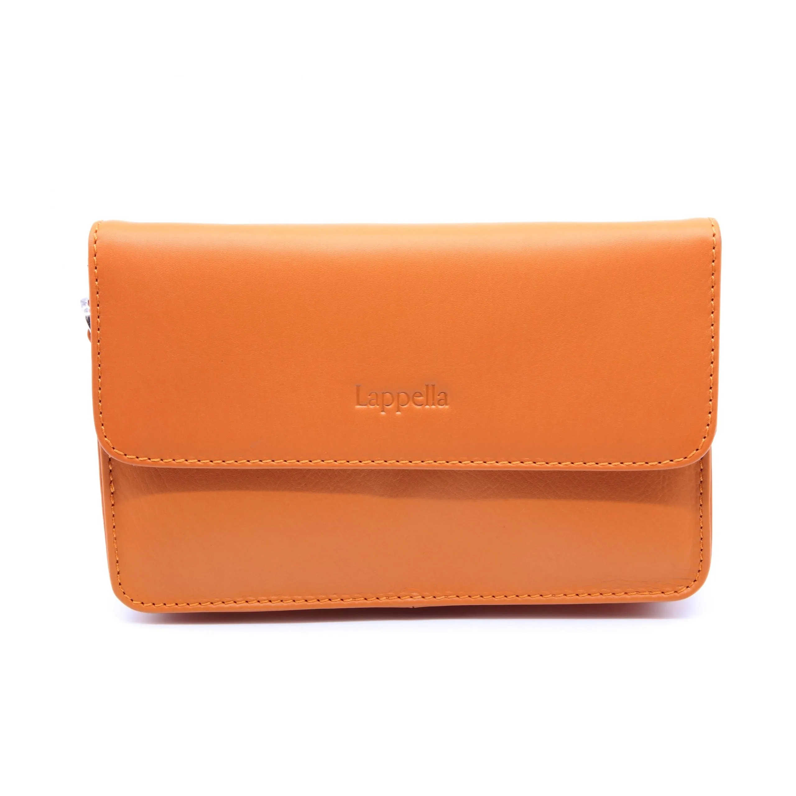 Lappella Sofia Leather Crossbody Flap Over Bag