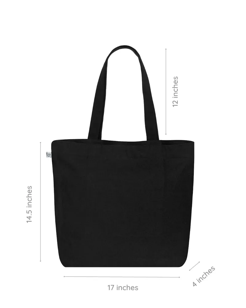 Large Zipper Tote Bags (Pack of 5)