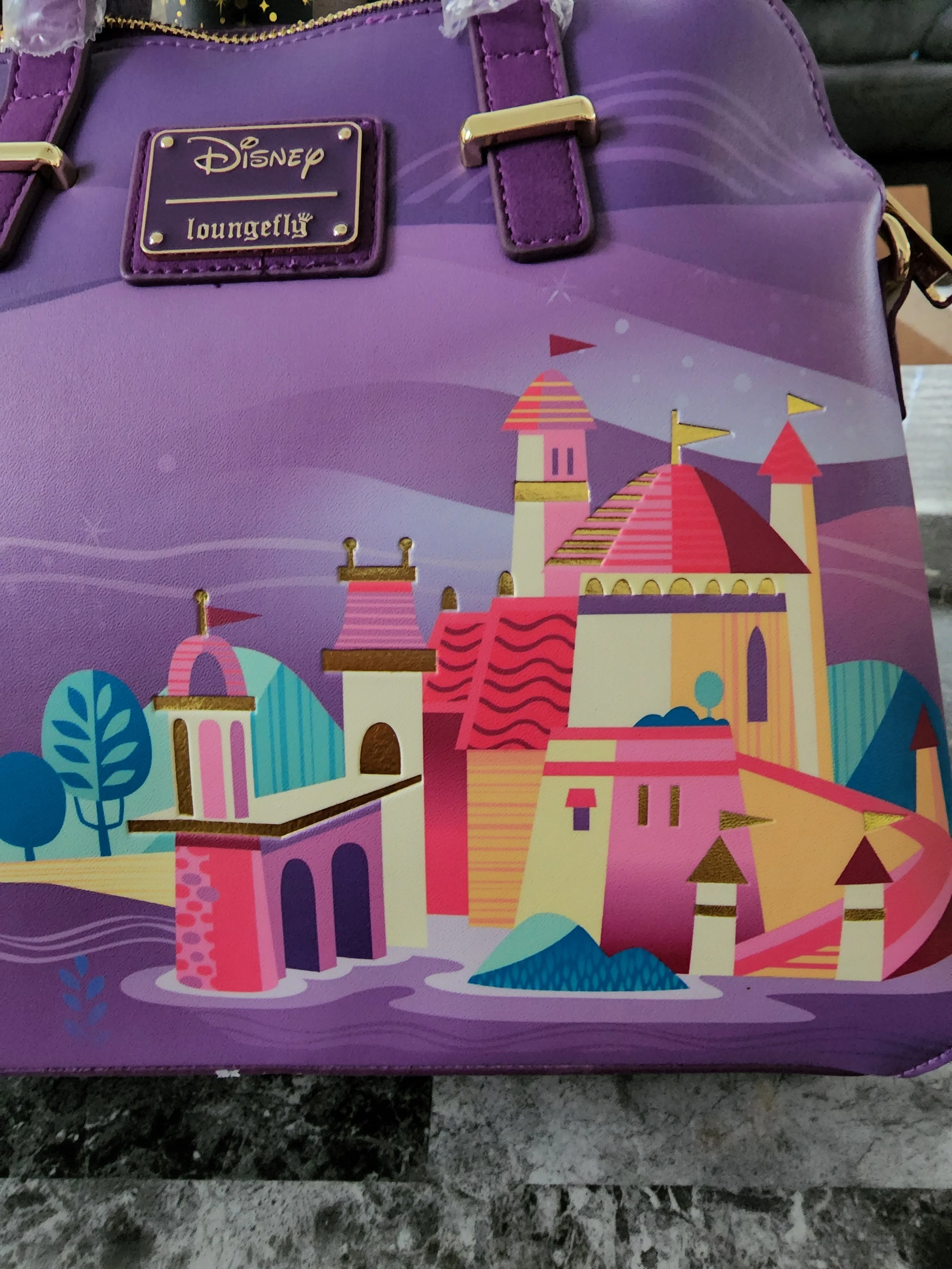 Little Mermaid Castle Loungefly Handbag